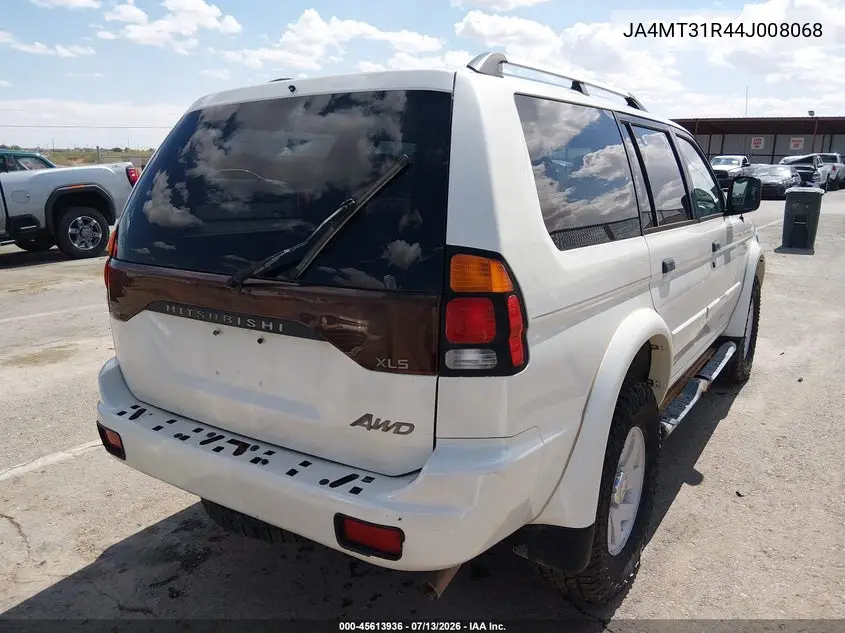 2004 Mitsubishi Montero Sport Xls VIN: JA4MT31R44J008068 Lot: 45613936