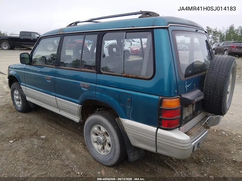 1995 Mitsubishi Montero Ls VIN: JA4MR41H0SJ014183 Lot: 45362300