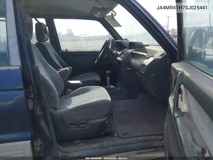 1995 Mitsubishi Montero Ls VIN: JA4MR41H7SJ025441 Lot: 45450996