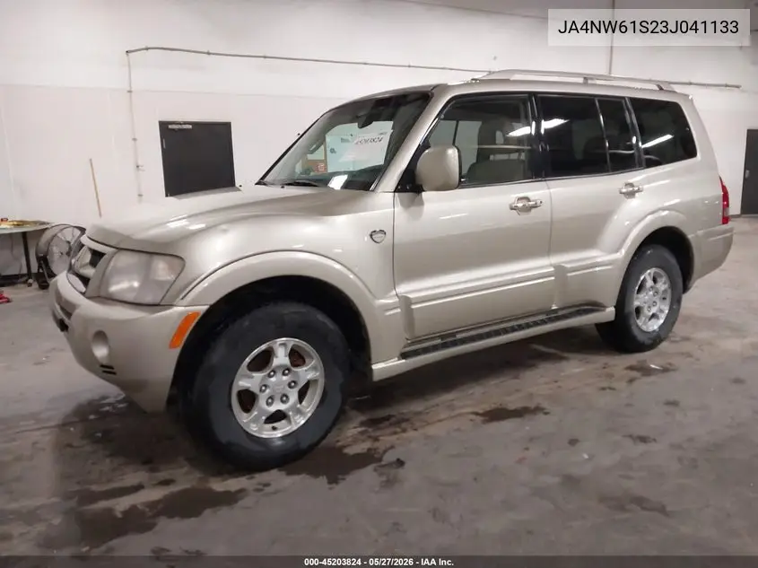 2003 Mitsubishi Montero 20Th Anniversary VIN: JA4NW61S23J041133 Lot: 45203824