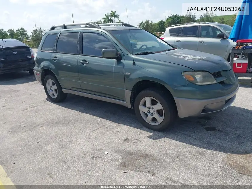 2004 Mitsubishi Outlander Xls VIN: JA4LX41F24U053262 Lot: 45661761