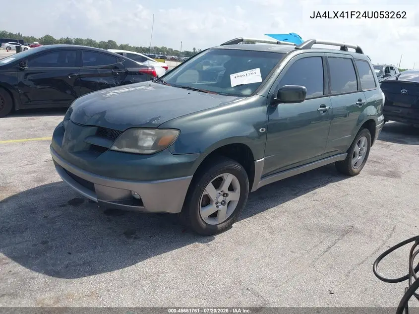2004 Mitsubishi Outlander Xls VIN: JA4LX41F24U053262 Lot: 45661761