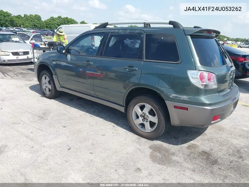 2004 Mitsubishi Outlander Xls VIN: JA4LX41F24U053262 Lot: 45661761