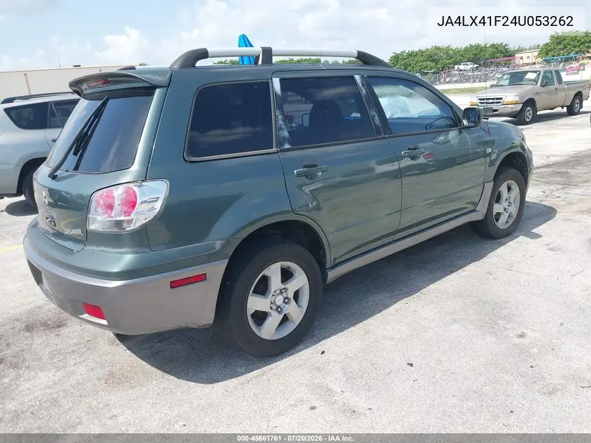 2004 Mitsubishi Outlander Xls VIN: JA4LX41F24U053262 Lot: 45661761