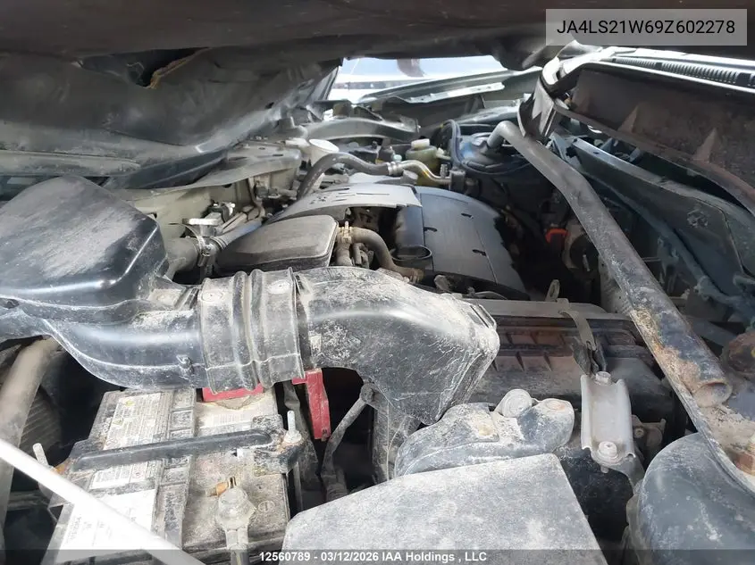 2009 Mitsubishi Outlander Es VIN: JA4LS21W69Z602278 Lot: 12560789