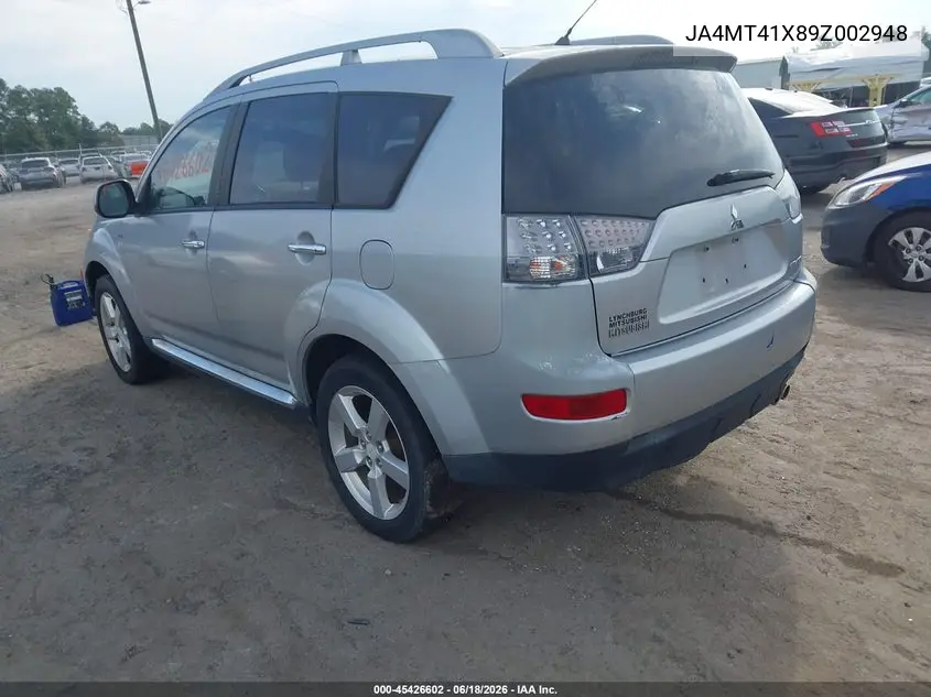 2009 Mitsubishi Outlander Xls VIN: JA4MT41X89Z002948 Lot: 45426602