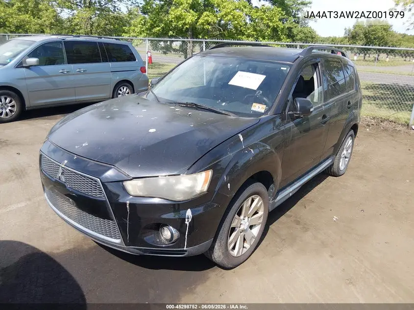 2010 Mitsubishi Outlander Se VIN: JA4AT3AW2AZ001979 Lot: 45298752