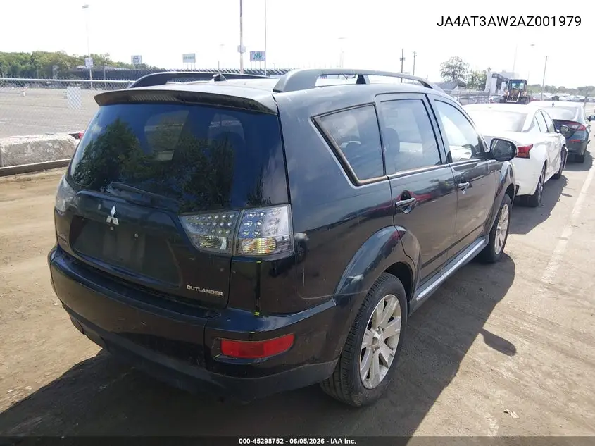 2010 Mitsubishi Outlander Se VIN: JA4AT3AW2AZ001979 Lot: 45298752