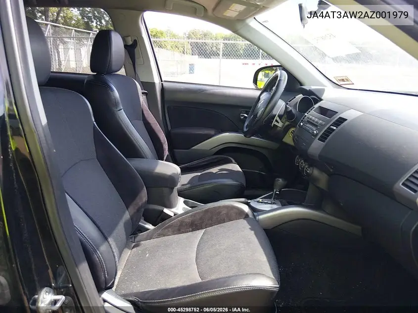 2010 Mitsubishi Outlander Se VIN: JA4AT3AW2AZ001979 Lot: 45298752