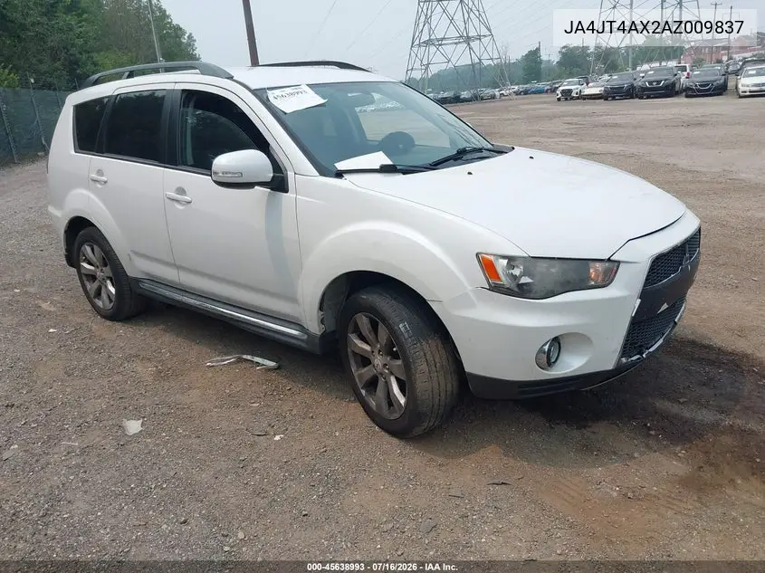 2010 Mitsubishi Outlander Xls VIN: JA4JT4AX2AZ009837 Lot: 45638993
