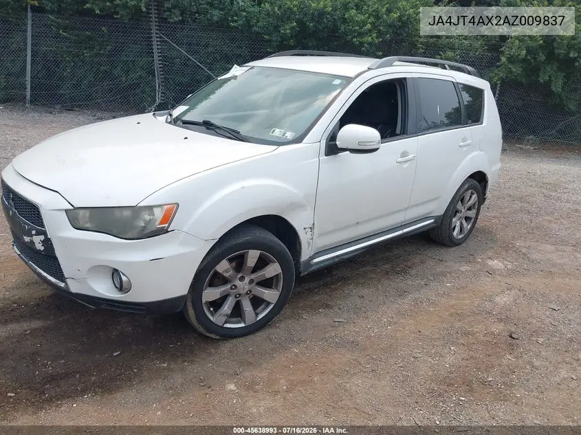 2010 Mitsubishi Outlander Xls VIN: JA4JT4AX2AZ009837 Lot: 45638993