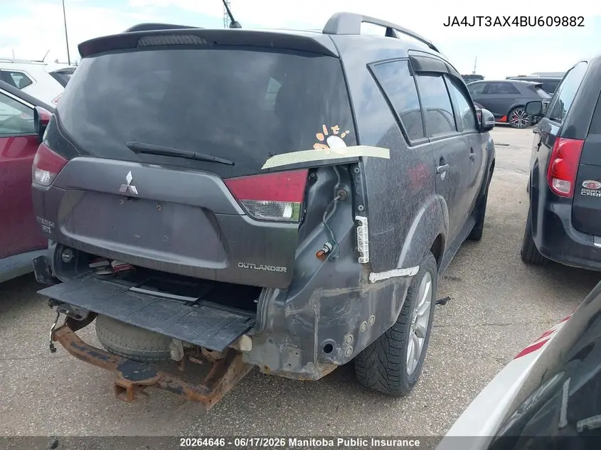 2011 Mitsubishi Outlander Ls VIN: JA4JT3AX4BU609882 Lot: 20264646