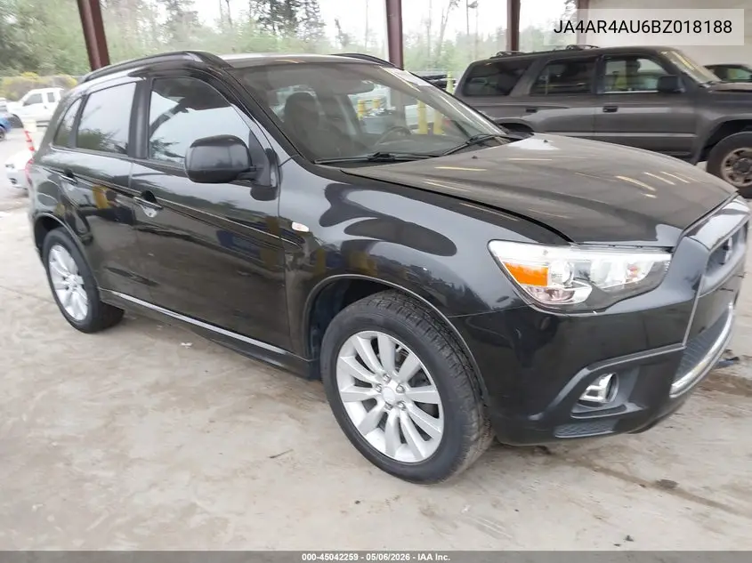 2011 Mitsubishi Outlander Sport Se VIN: JA4AR4AU6BZ018188 Lot: 45042259