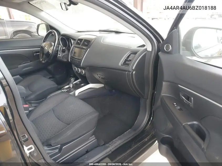 2011 Mitsubishi Outlander Sport Se VIN: JA4AR4AU6BZ018188 Lot: 45042259