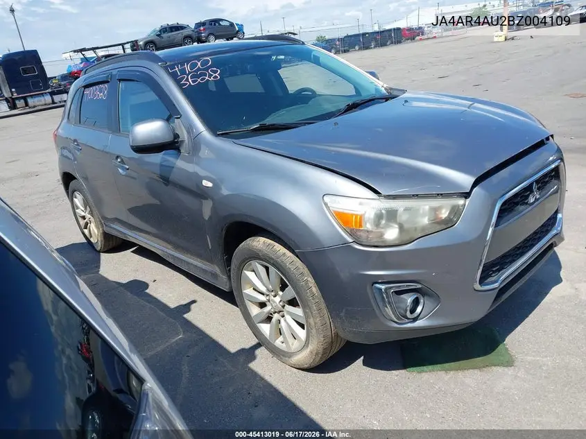 2011 Mitsubishi Outlander Sport Se VIN: JA4AR4AU2BZ004109 Lot: 45413019