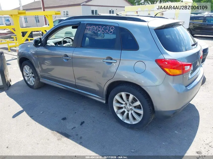 2011 Mitsubishi Outlander Sport Se VIN: JA4AR4AU2BZ004109 Lot: 45413019
