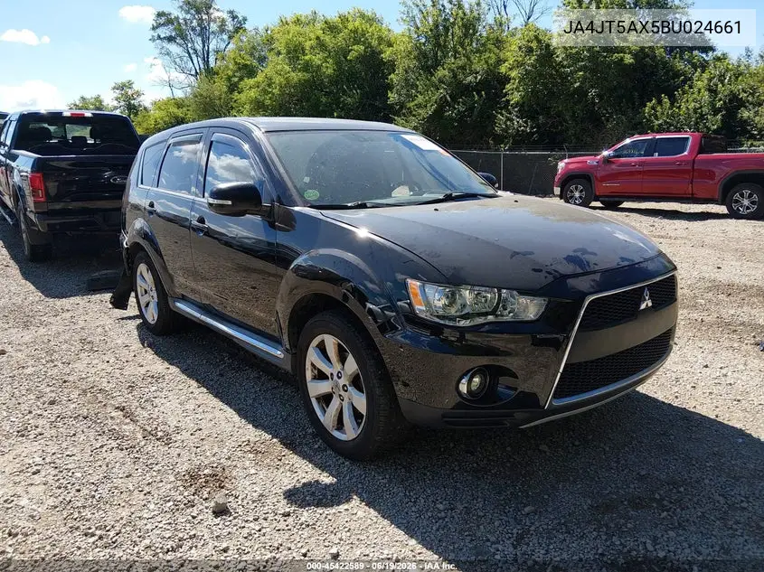 2011 Mitsubishi Outlander Gt VIN: JA4JT5AX5BU024661 Lot: 45422589