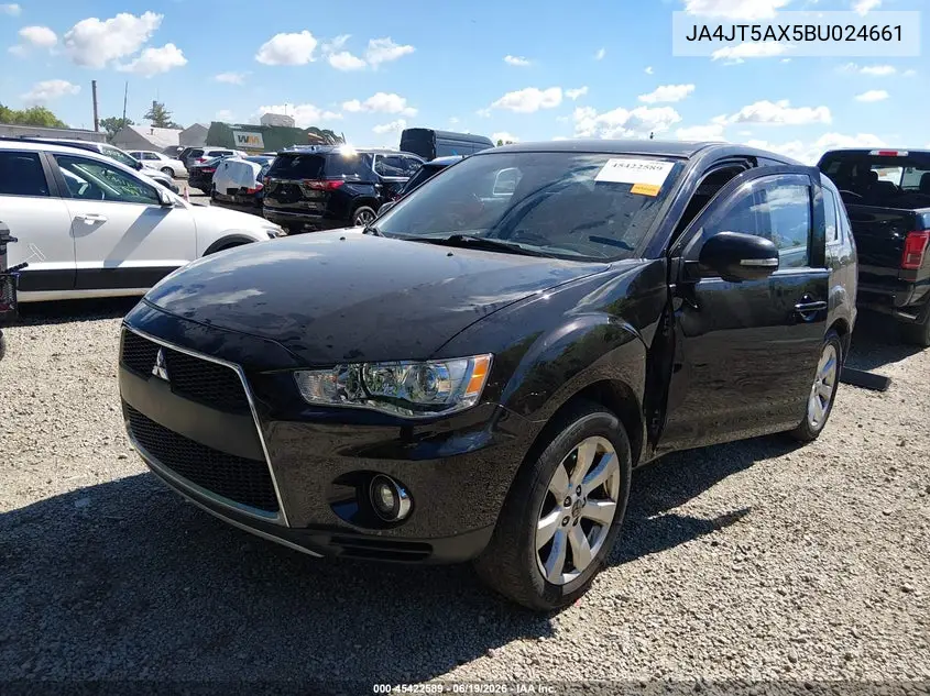 2011 Mitsubishi Outlander Gt VIN: JA4JT5AX5BU024661 Lot: 45422589