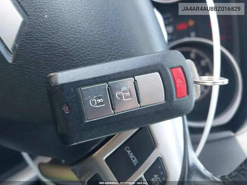 2011 Mitsubishi Outlander Sport Se VIN: JA4AR4AU8BZ016829 Lot: 45568854
