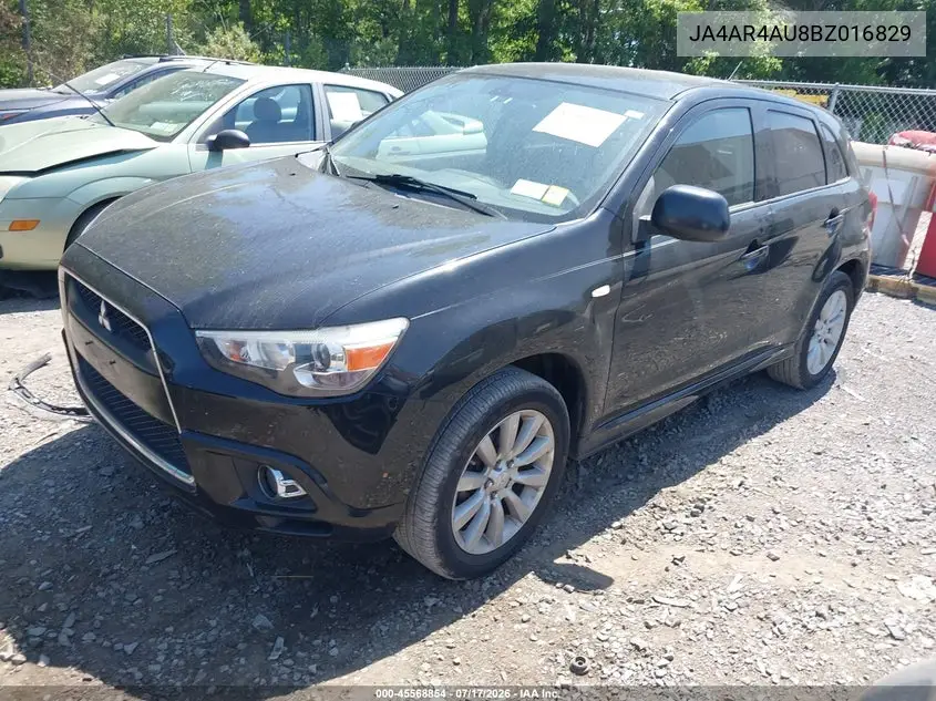 2011 Mitsubishi Outlander Sport Se VIN: JA4AR4AU8BZ016829 Lot: 45568854
