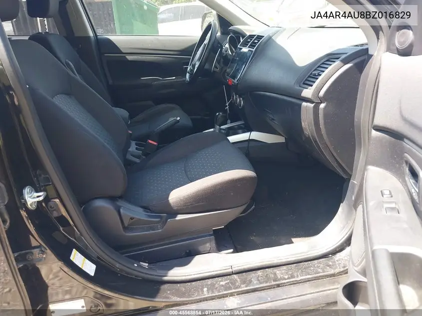 2011 Mitsubishi Outlander Sport Se VIN: JA4AR4AU8BZ016829 Lot: 45568854