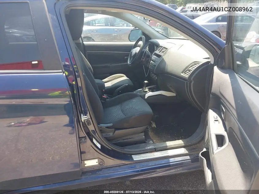 2012 Mitsubishi Outlander Sport Se VIN: JA4AR4AU1CZ008962 Lot: 45588126