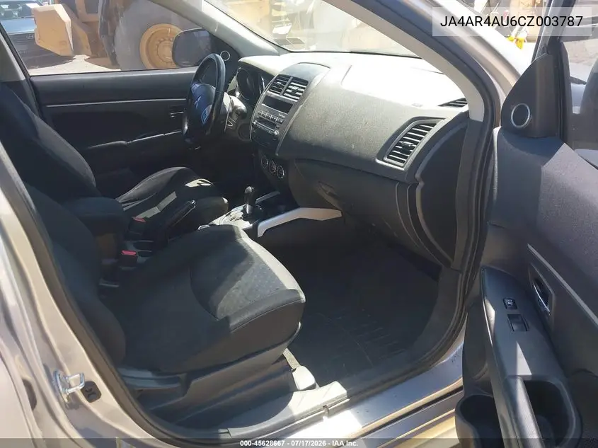 2012 Mitsubishi Outlander Sport Se VIN: JA4AR4AU6CZ003787 Lot: 45628667