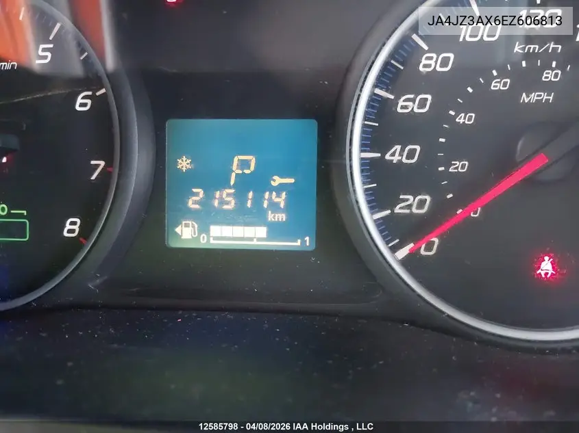 2014 Mitsubishi Outlander Se VIN: JA4JZ3AX6EZ606813 Lot: 12585798
