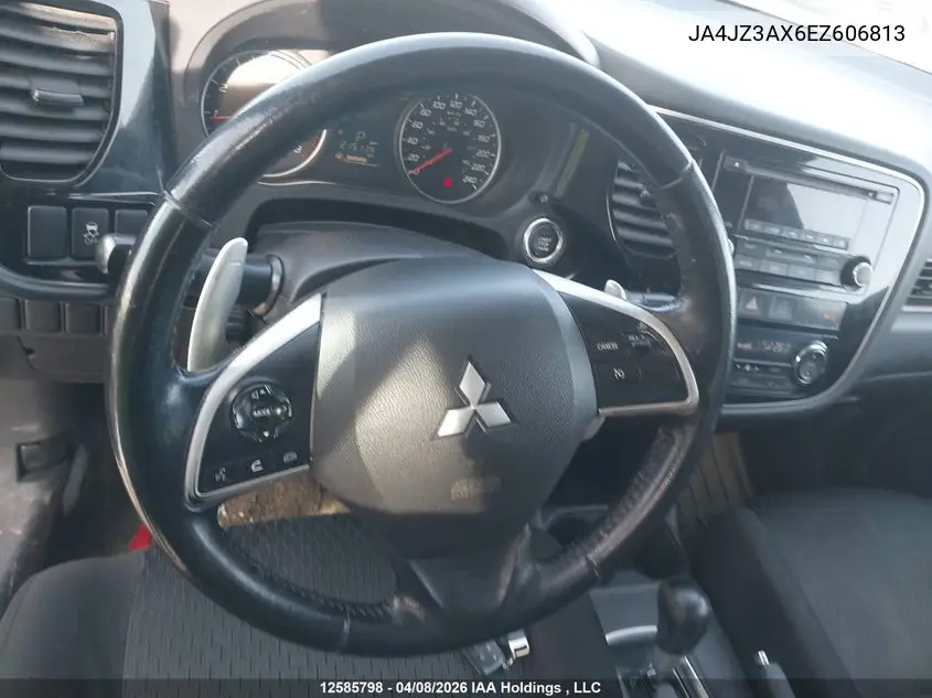 2014 Mitsubishi Outlander Se VIN: JA4JZ3AX6EZ606813 Lot: 12585798