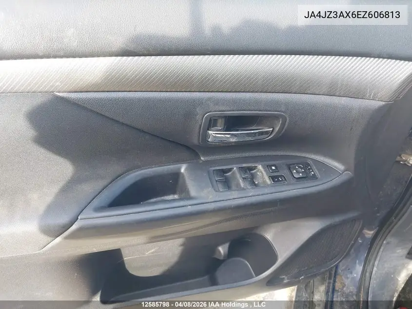2014 Mitsubishi Outlander Se VIN: JA4JZ3AX6EZ606813 Lot: 12585798