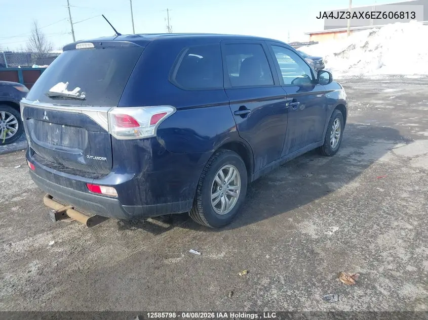 2014 Mitsubishi Outlander Se VIN: JA4JZ3AX6EZ606813 Lot: 12585798
