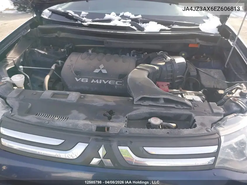 2014 Mitsubishi Outlander Se VIN: JA4JZ3AX6EZ606813 Lot: 12585798