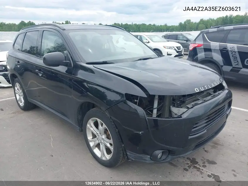 2014 Mitsubishi Outlander Es VIN: JA4AZ2A35EZ603621 Lot: 12634902