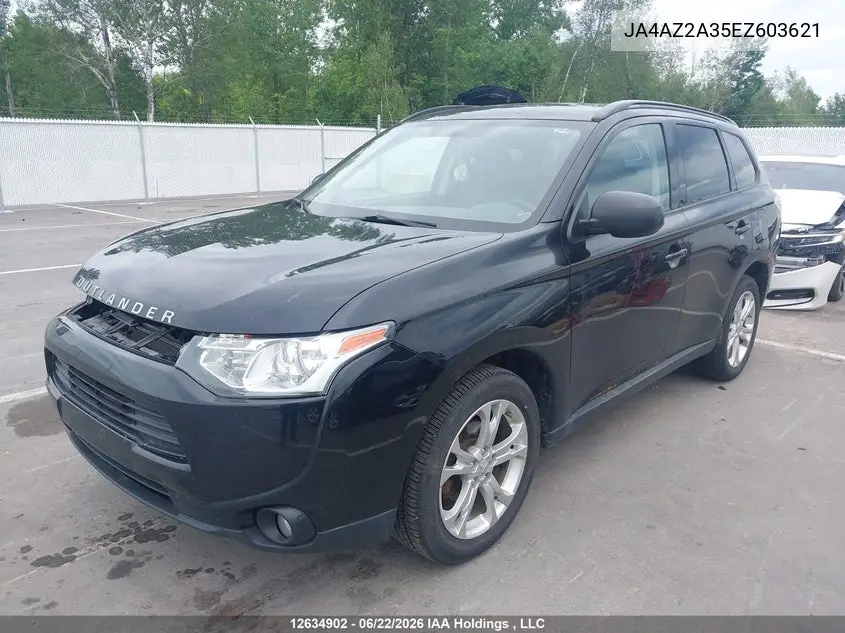 2014 Mitsubishi Outlander Es VIN: JA4AZ2A35EZ603621 Lot: 12634902