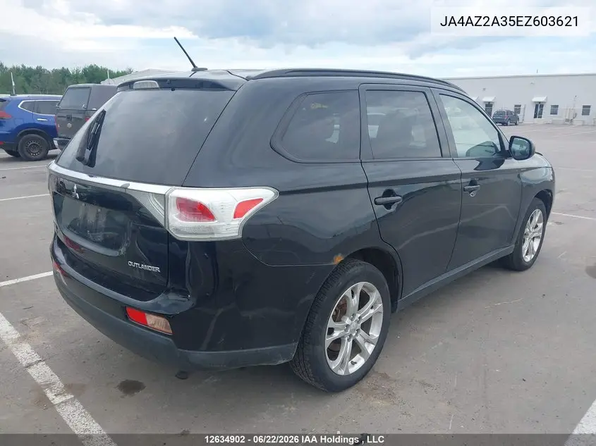 2014 Mitsubishi Outlander Es VIN: JA4AZ2A35EZ603621 Lot: 12634902