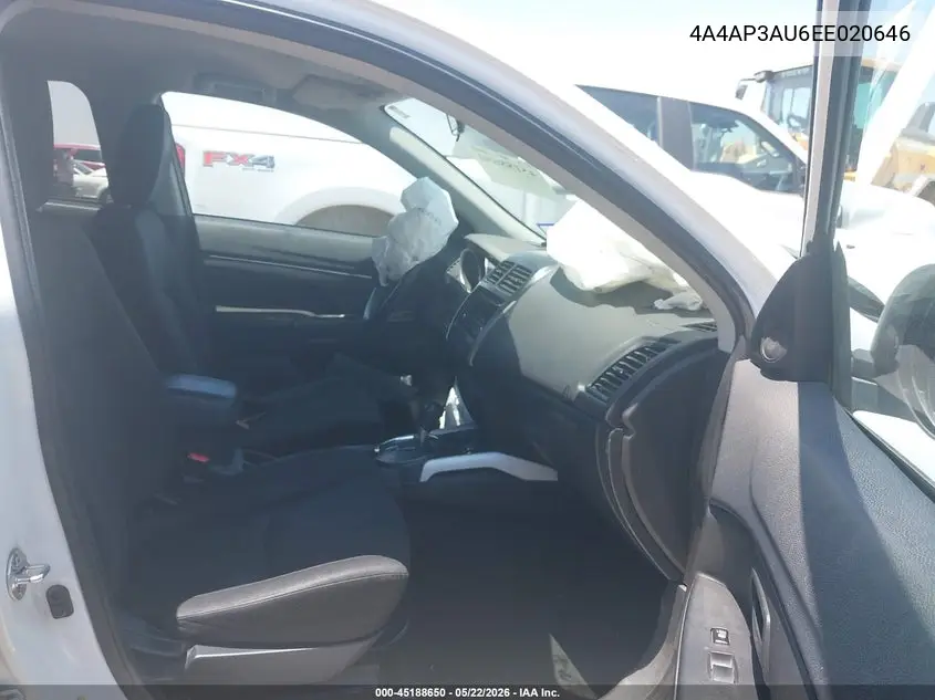 2014 Mitsubishi Outlander Sport Es VIN: 4A4AP3AU6EE020646 Lot: 45188650