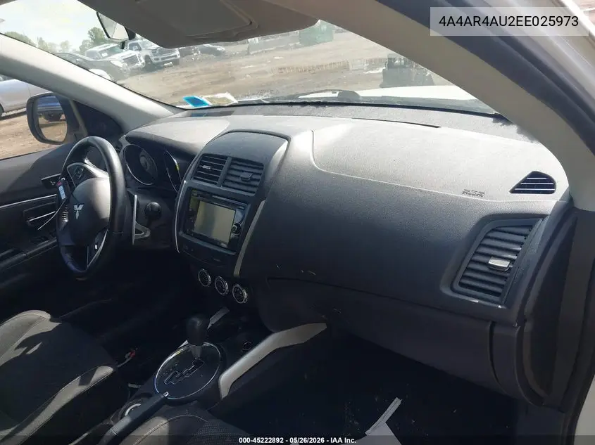 2014 Mitsubishi Outlander Sport Se VIN: 4A4AR4AU2EE025973 Lot: 45222892