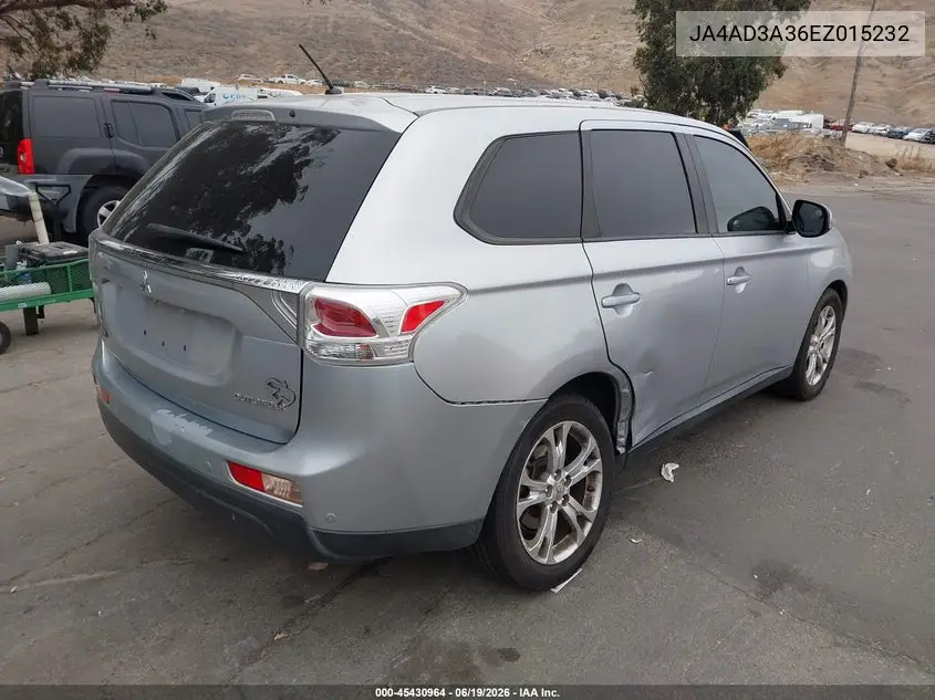 2014 Mitsubishi Outlander Se VIN: JA4AD3A36EZ015232 Lot: 45430964