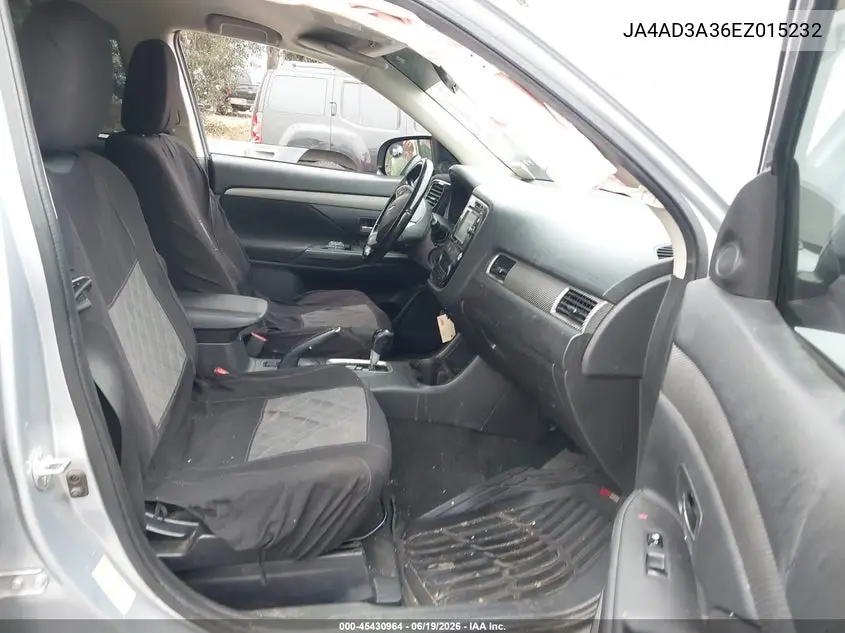 2014 Mitsubishi Outlander Se VIN: JA4AD3A36EZ015232 Lot: 45430964