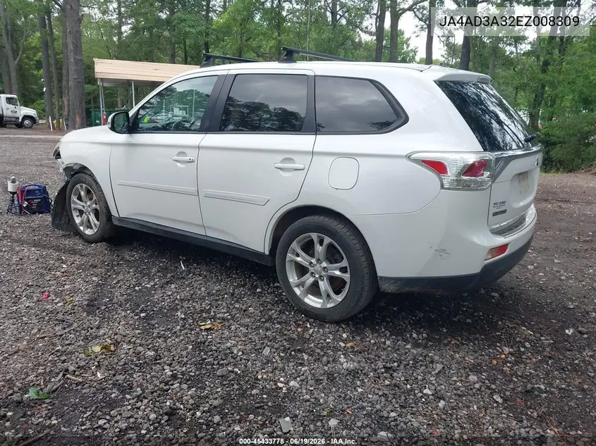 2014 Mitsubishi Outlander Se VIN: JA4AD3A32EZ008309 Lot: 45433778