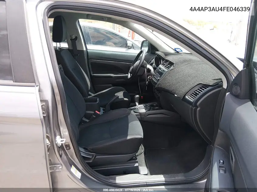 2015 Mitsubishi Outlander Sport Es VIN: 4A4AP3AU4FE046339 Lot: 45635028