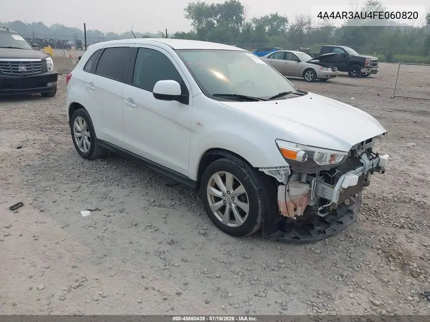 2015 Mitsubishi Outlander Sport Es VIN: 4A4AR3AU4FE060820 Lot: 45660439