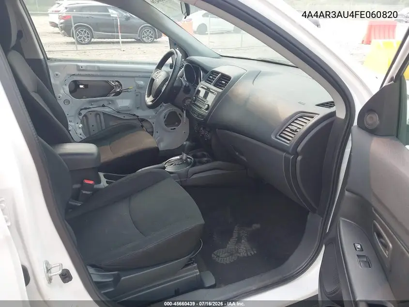 2015 Mitsubishi Outlander Sport Es VIN: 4A4AR3AU4FE060820 Lot: 45660439