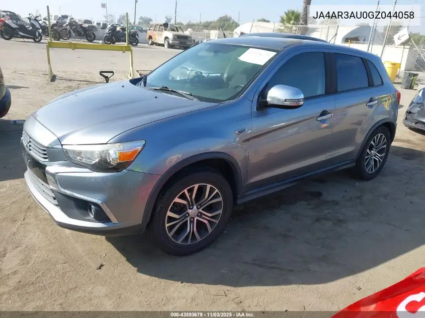 JA4AR3AU0GZ044058 2016 Mitsubishi Outlander Sport 2.0 Es