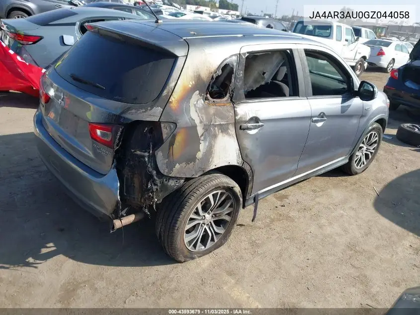 JA4AR3AU0GZ044058 2016 Mitsubishi Outlander Sport 2.0 Es