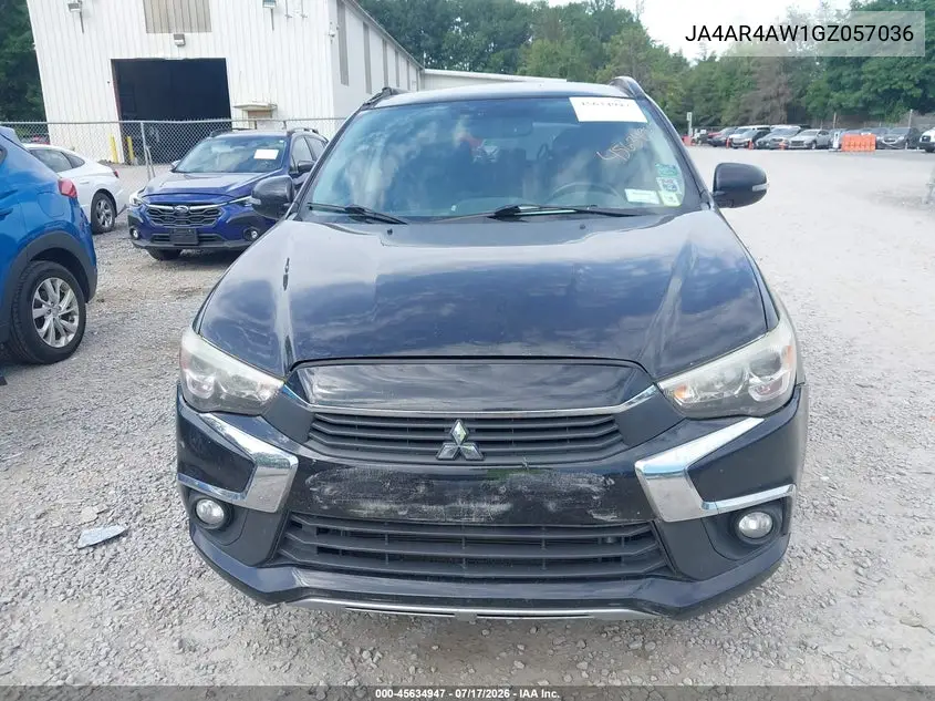 2016 Mitsubishi Outlander Sport 2.4 Gt VIN: JA4AR4AW1GZ057036 Lot: 45634947