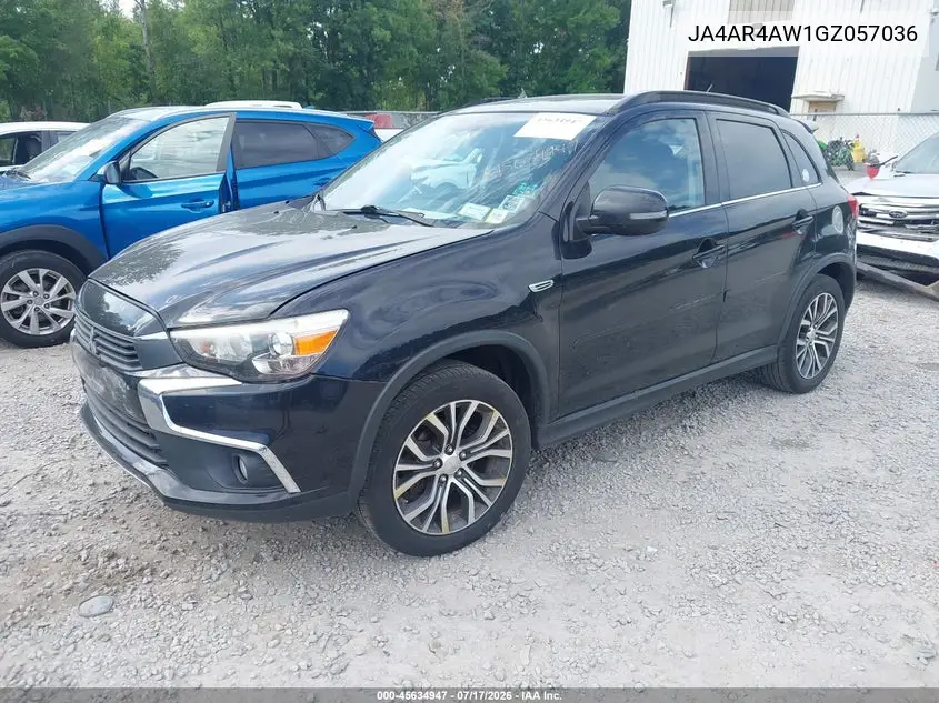 2016 Mitsubishi Outlander Sport 2.4 Gt VIN: JA4AR4AW1GZ057036 Lot: 45634947