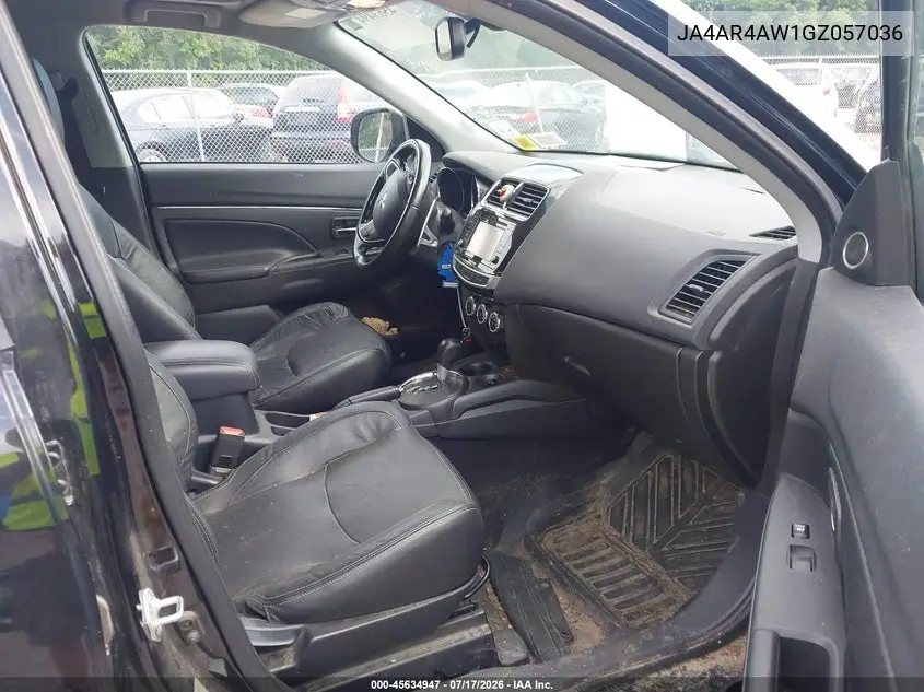 2016 Mitsubishi Outlander Sport 2.4 Gt VIN: JA4AR4AW1GZ057036 Lot: 45634947