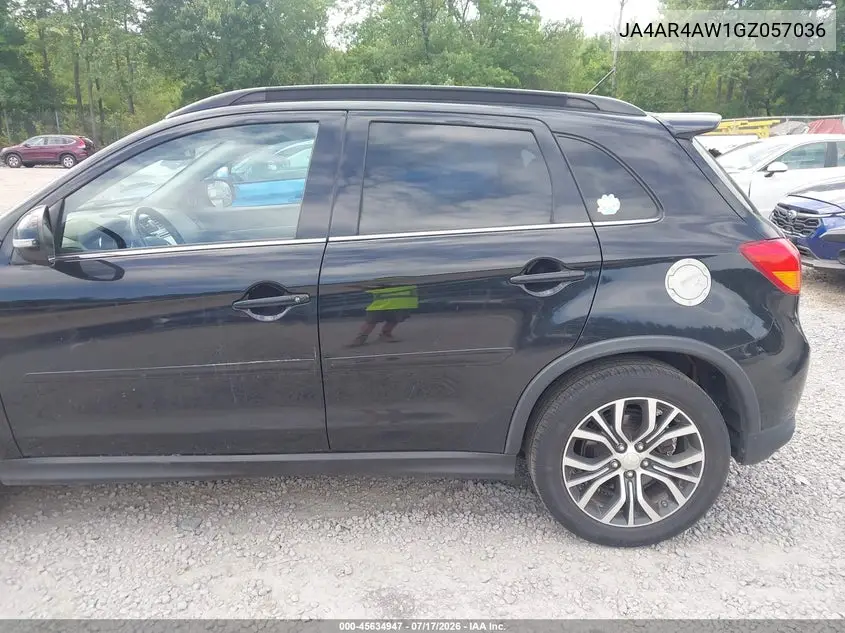 2016 Mitsubishi Outlander Sport 2.4 Gt VIN: JA4AR4AW1GZ057036 Lot: 45634947