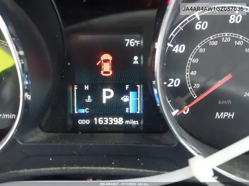 2016 Mitsubishi Outlander Sport 2.4 Gt VIN: JA4AR4AW1GZ057036 Lot: 45634947